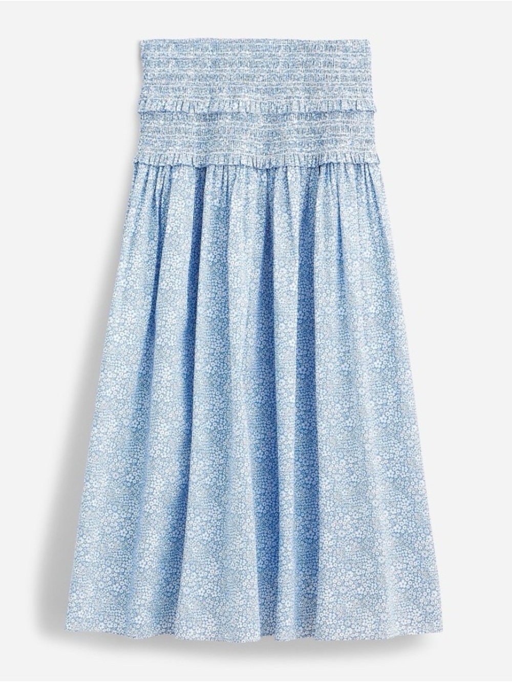 Liberty Blue Floral Skirt by J.Crew Medium NWOT